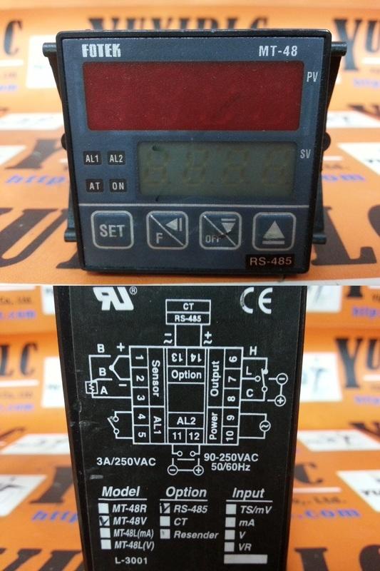 FOTEK MT48 MT48V Temperature Controller 裕益科技自動化設備可程式編碼器PLC分散式控制系統DCS